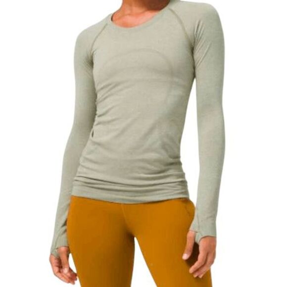 LULULEMON ATHLETICA Swiftly Tech Long Sleeve 2.0 In Rosemary Green/Green Fern Si - Picture 1 of 4